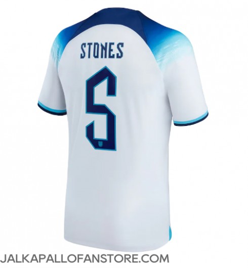 Englanti John Stones #5 Kotipaita MM-kisat 2022 Lyhythihainen